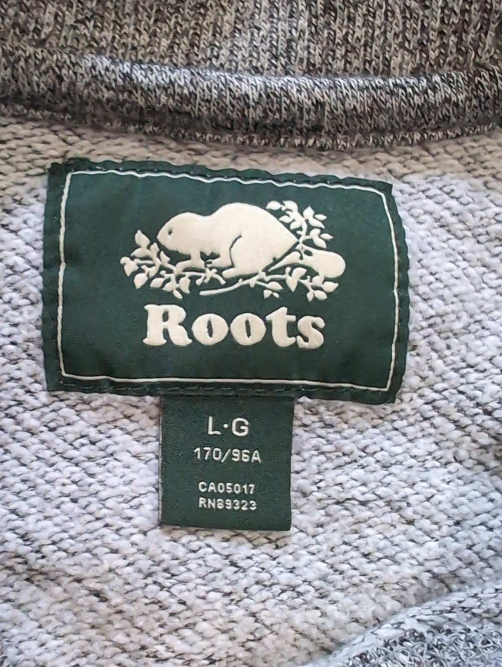 Roots Canada Heritage Salt & Pepper Crewneck Sweatshirt - Men's/Unisex M - Picture 11 of 12